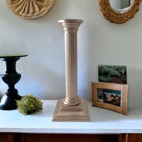 Baldwin Brass Smithsonian Candle Stick Platinum Mist Nickel 8" Federal SINGLE. - Picture 15 of 15